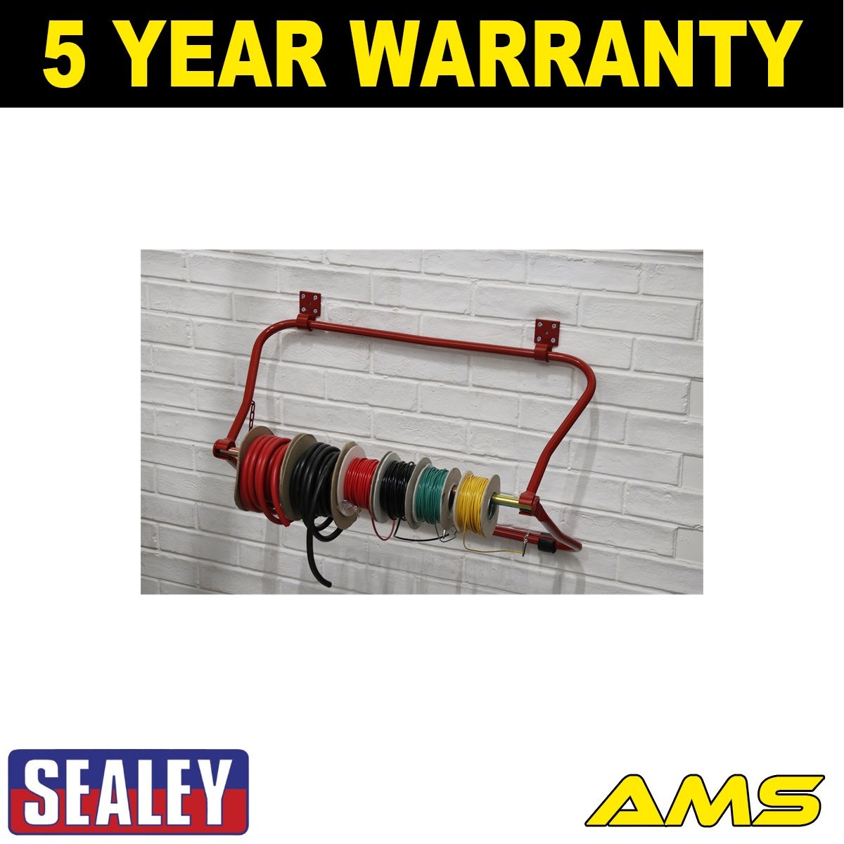 Sealey Wall Brackets for CC01 Cable Carrier Stand CC01WB