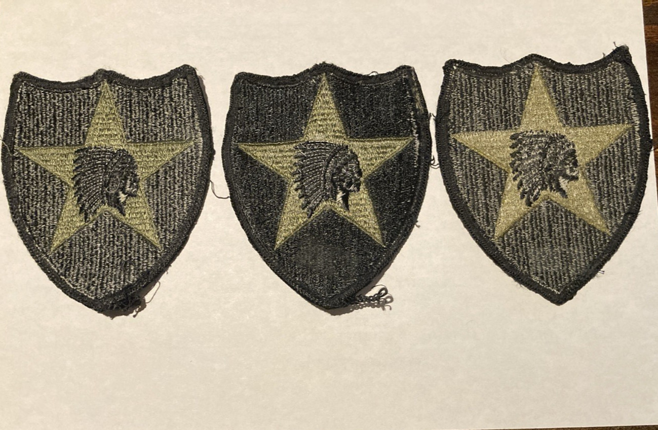 Vintage Sew ON US Army 2nd INFANTRY Division Patch