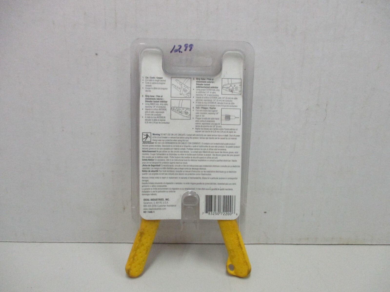 Ideal 45-131 Coax Cable T-Stripping Tool