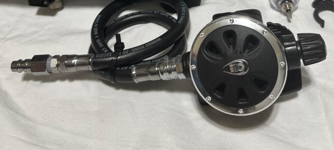 Hookah/Scuba Diving 2nd stage H2O Odessey 20" LP line w/quick connect plug