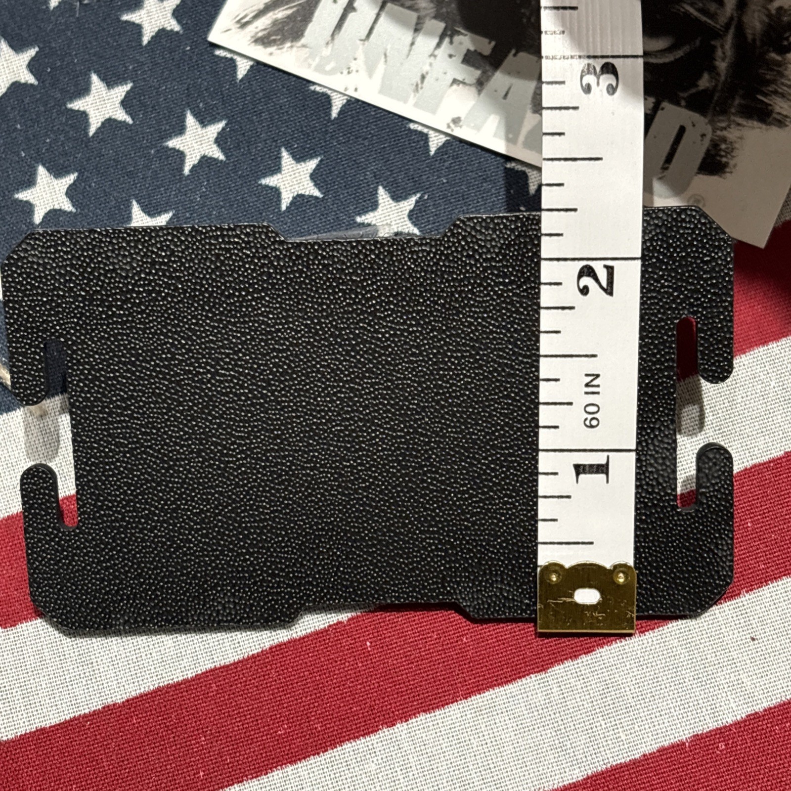 Patch Molle Panel Loop Plate Front Loop for Patches 2x3” Hard Plastic Back