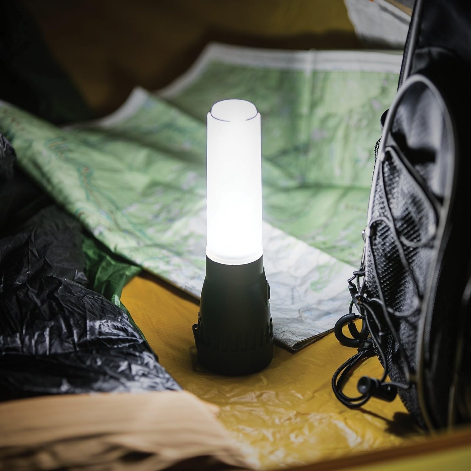 Life+Gear AR-TECH Stormproof Floating Flashlight + Lantern, Black ,200 Lumens