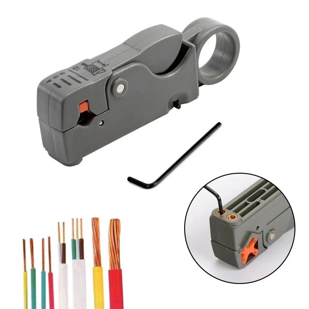 Cable Stripper Coaxial Wire Coax Stripping Tool Accessorie Insulated Electrical