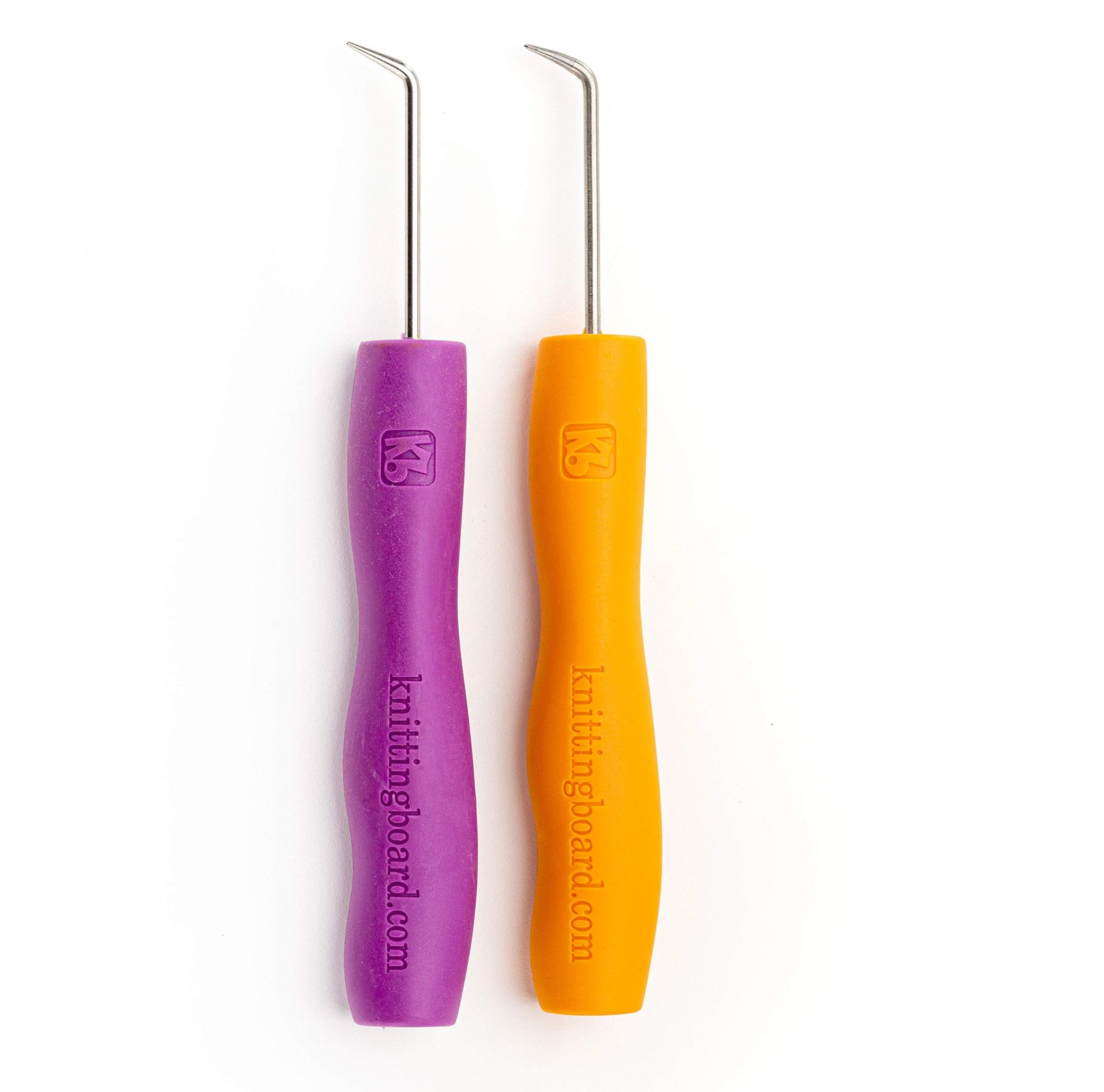 Authentic Knitting Board Loom Knitting Ergonomic Hook & Tool Set - 2 Pack