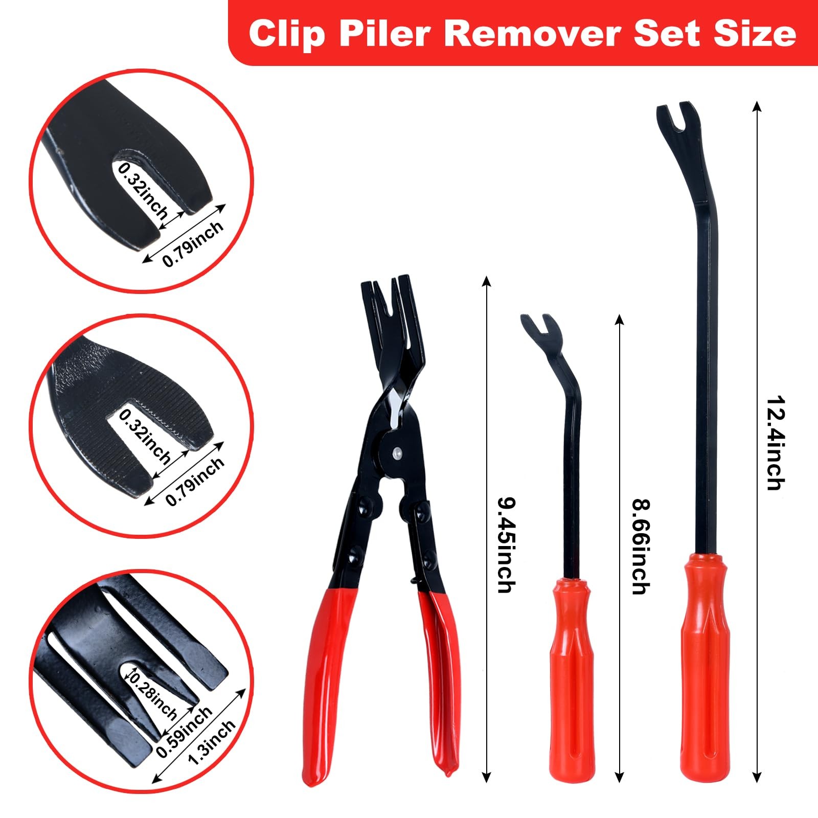 7 Pcs Auto Trim Removal Tool Plastic Pry Bar Kit Automotive Interior Panel