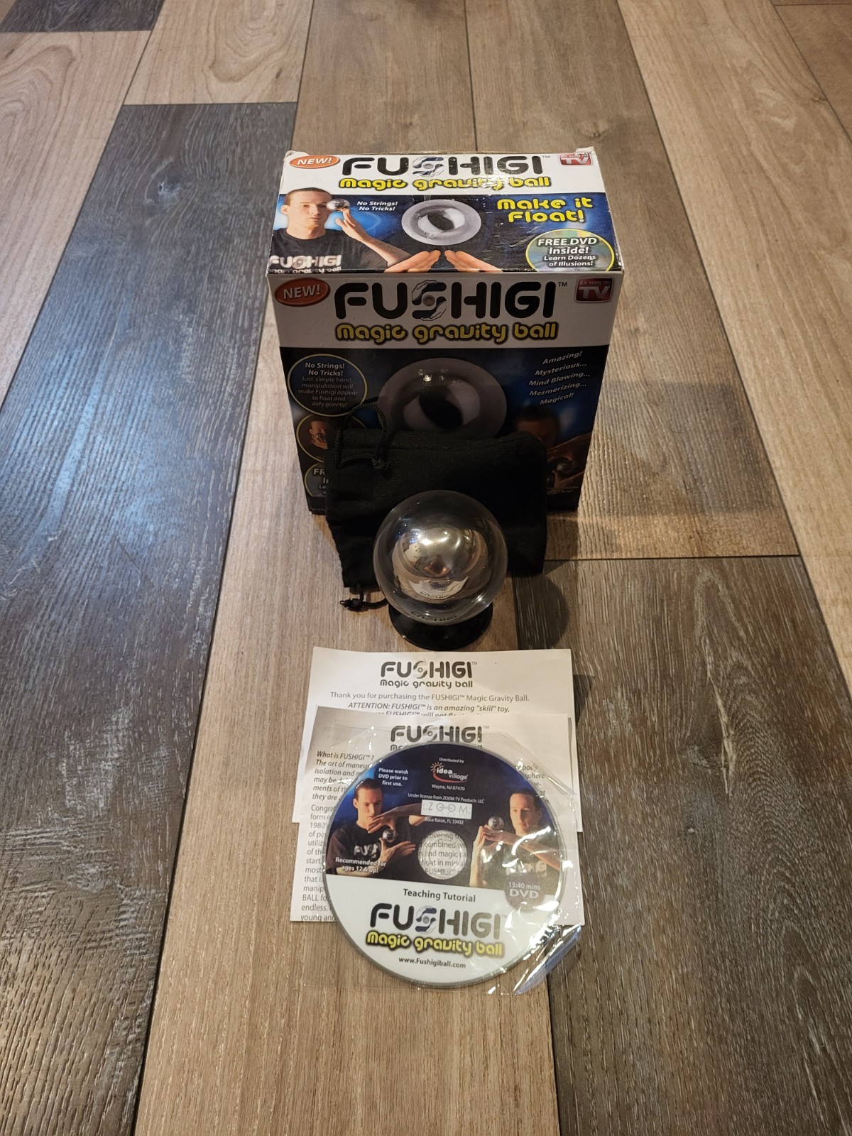 Fushigi Magic Gravity Ball with Instructional DVD and Accessories Good Condition