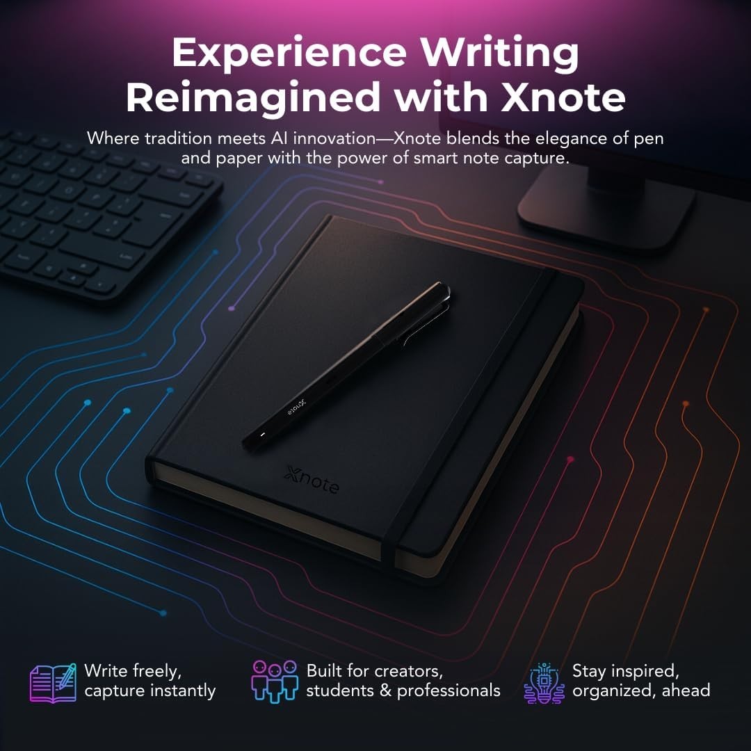 XNote Smart Pen Notebook AI Digital Writing Bluetooth Sync 5 Refills Set NWP-F55
