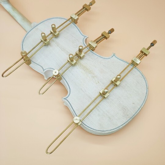 1 set (3pcs) New Adjustable Violin/Cello Repair Crack Brass Clamps Luthier tools