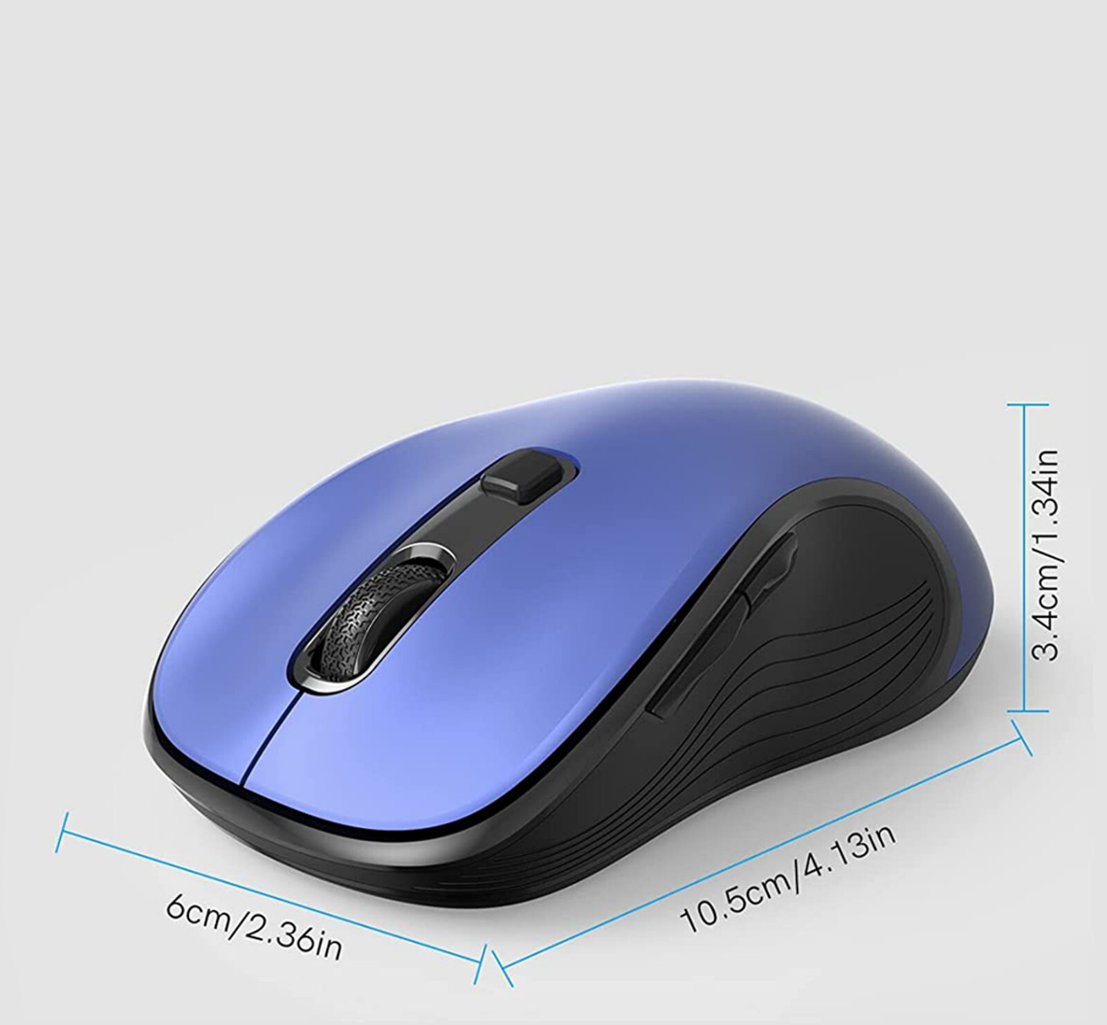 Comfortable Ergonomic Cordless Mobile Wireless Mouse for Notebook Laptop Desktop