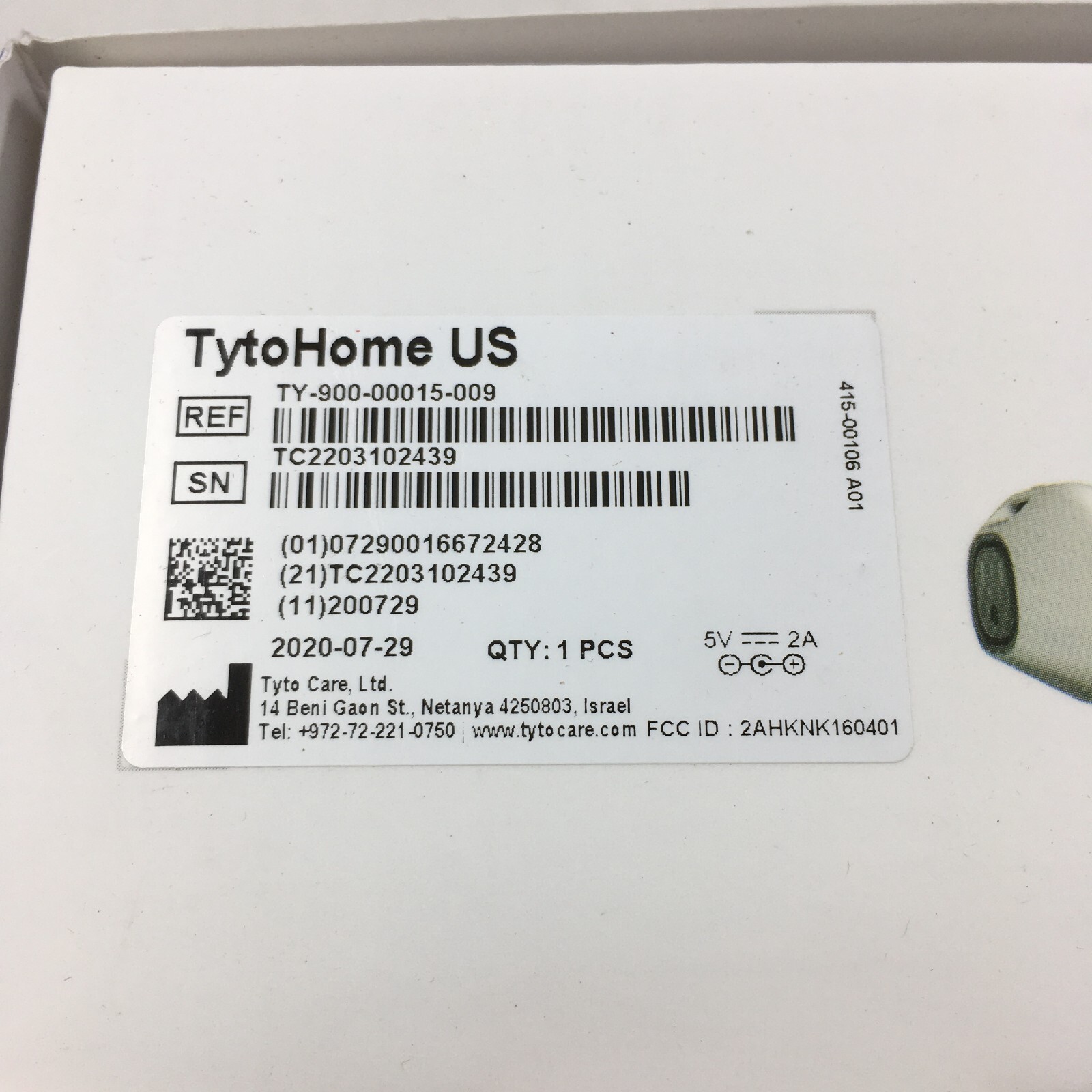 TytoCare TytoHome On Demand Medical Health Remote Exam Kit New