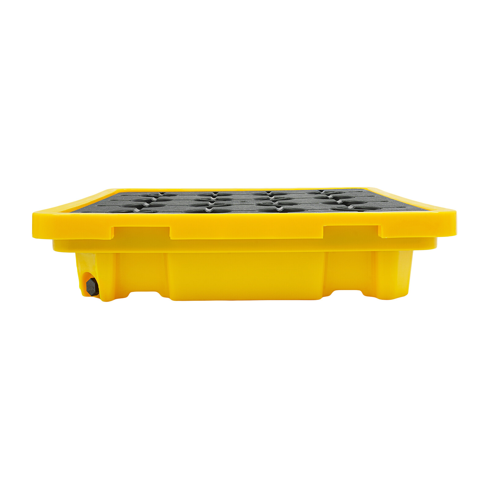 Leak Containment Platform, Overflow Containment Tray, Yellow and Black -