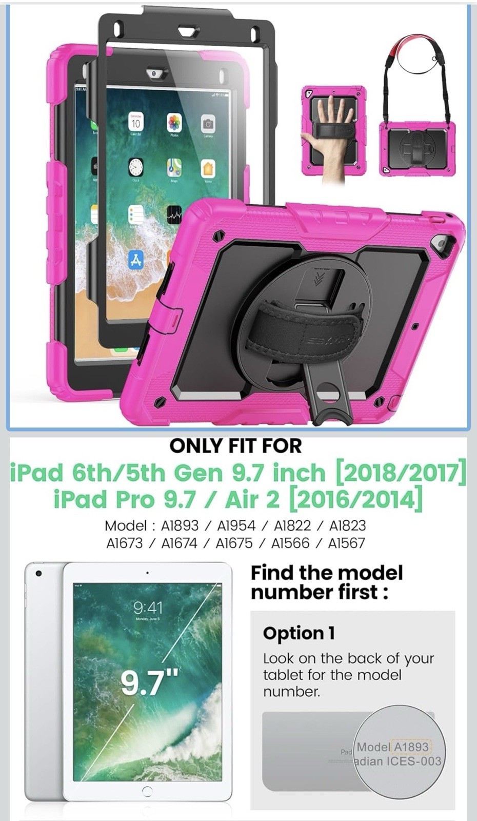 Case For Ipad 6th/5th Generation 9.7inch