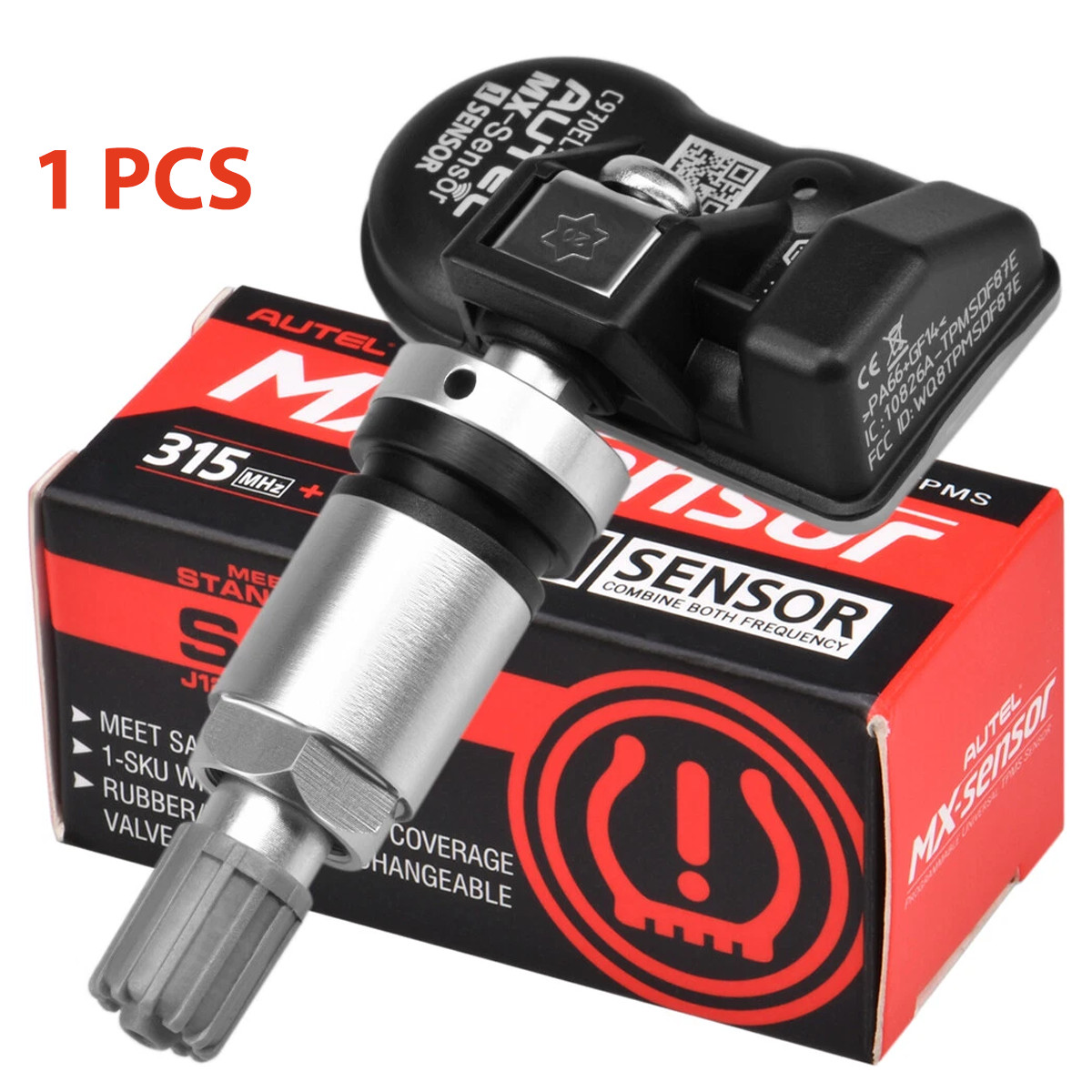 Original Autel MX-Sensor Universal Programmable TPMS Sensor 433MHZ/315MHZ 2 IN 1