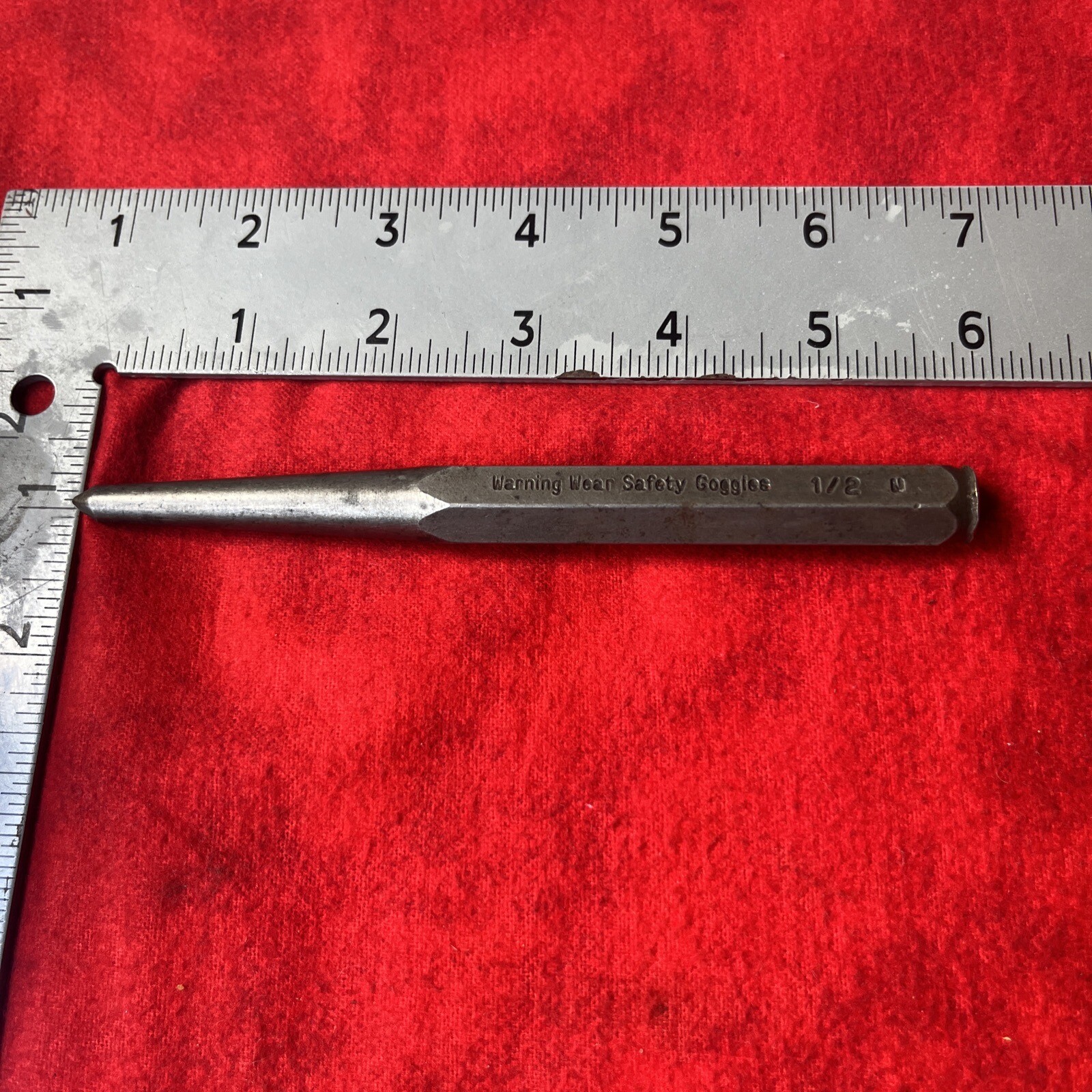 VINTAGE CRAFTSMAN 9-42862 WF PIN PUNCH 1/2" - USA (t28)