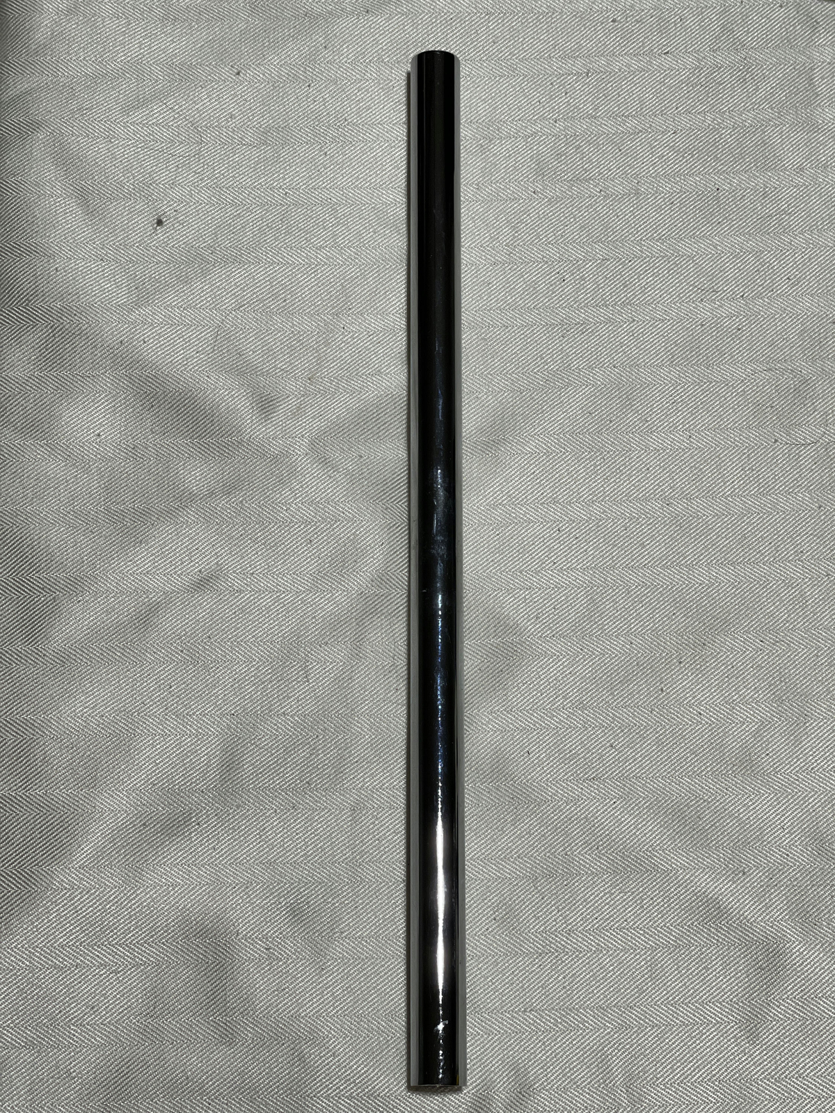 GYM LEG EXTENSION TUBE - Bowflex Bow Flex Foam Roller Bar Pipe 15.75 inch chrome