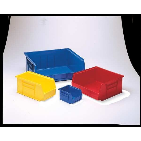Akro-Mils 30265Blue Hang & Stack Storage Bin, Plastic, 8 1/4 In W, 9 In H, 18