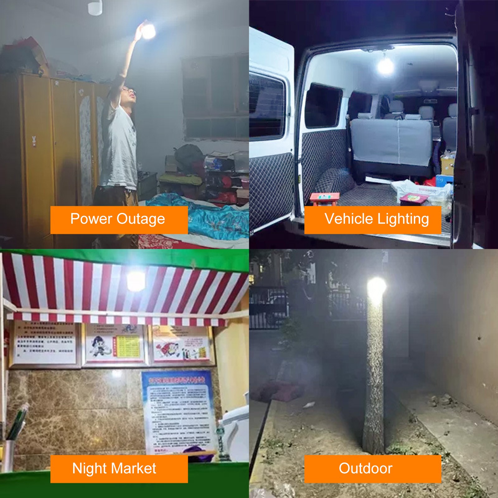 Rechargeable Night Market Stall Stall U8A5