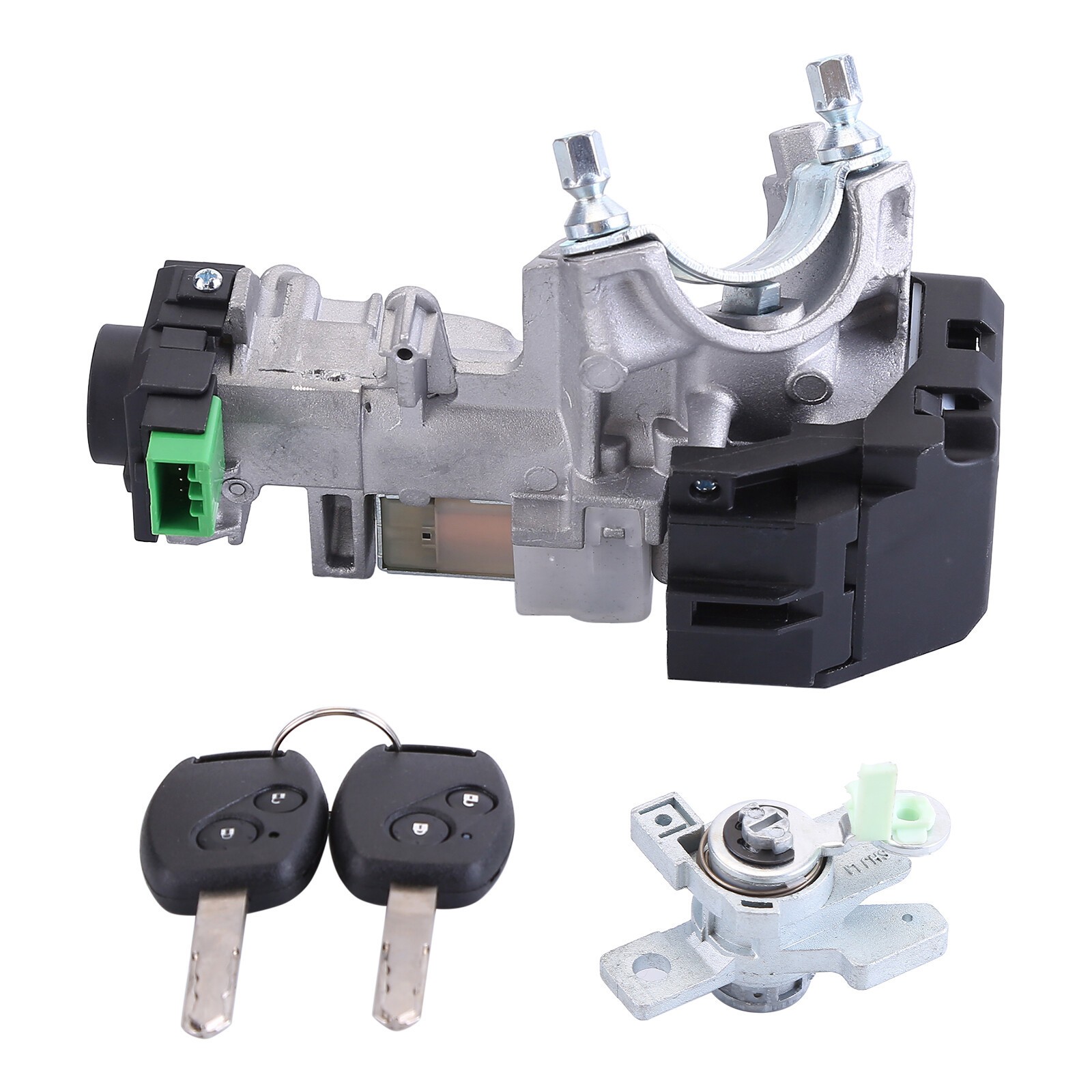 2 Keys Ignition & Door Lock Cylinder Switch Assembly Set For 2005-2010 Odyssey