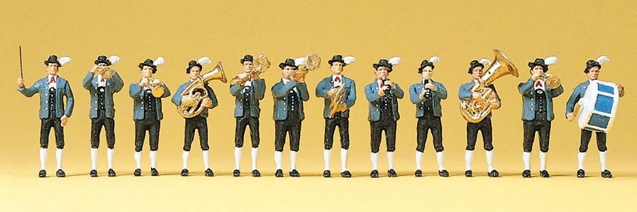 Bavarian Band (12) Exclusive Figure Set Preiser 10250