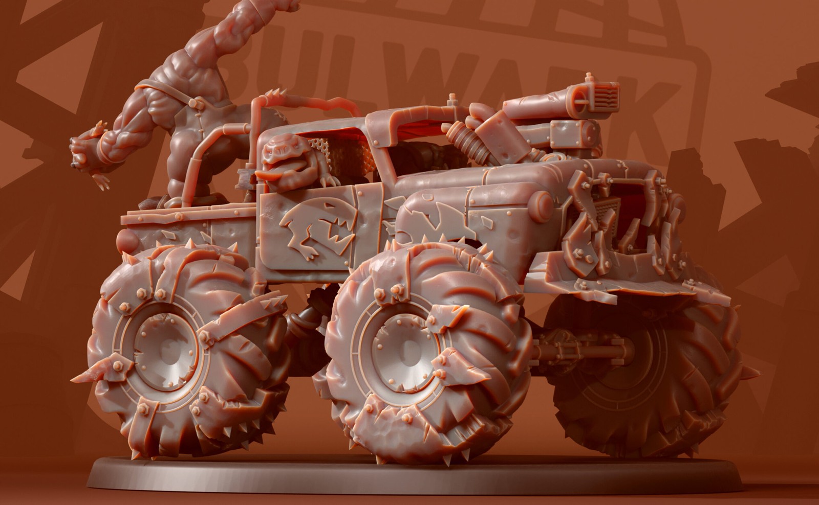 BULWAAAGH ORKS MONSTER WHEELS