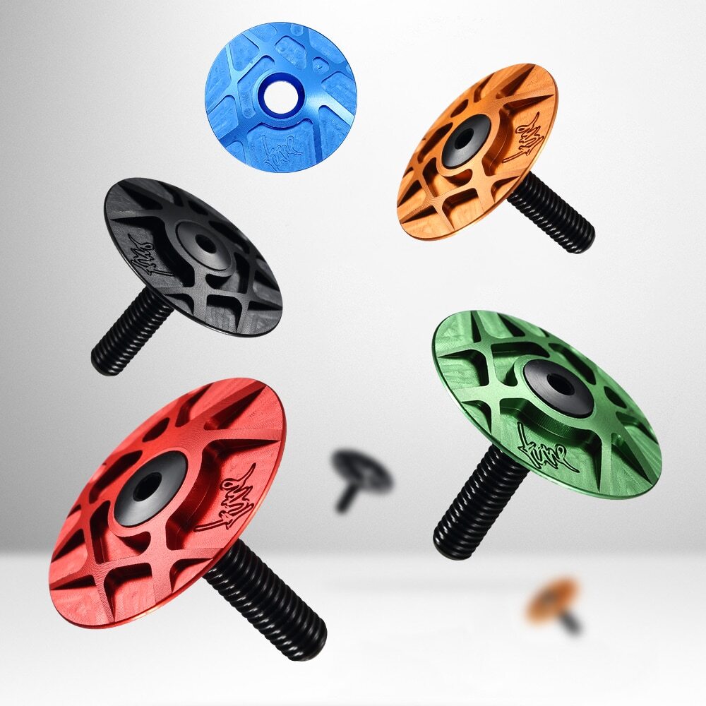 Aluminum Ahead Cap Tune Cap Headset Top Cap Bolt Headset Stem Cap Bike Part