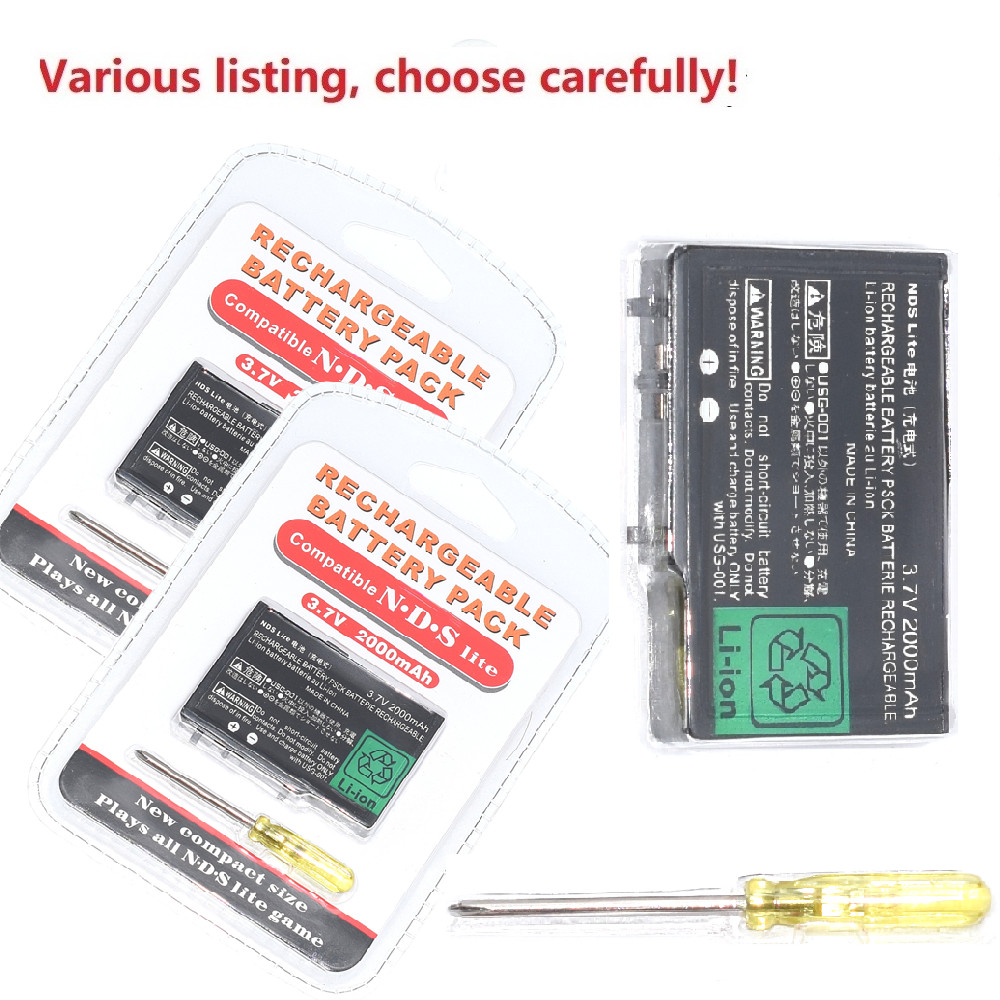 Replacement Battery for Nintendo DSLite NDS Lite usg-001 usg001 USG-003 USG003