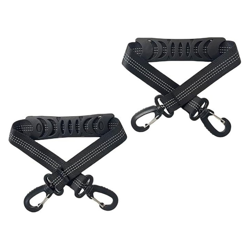 2xMulti Purpose Ski Boot Stabiliser Straps Secure Binding for Winter Sports Gear