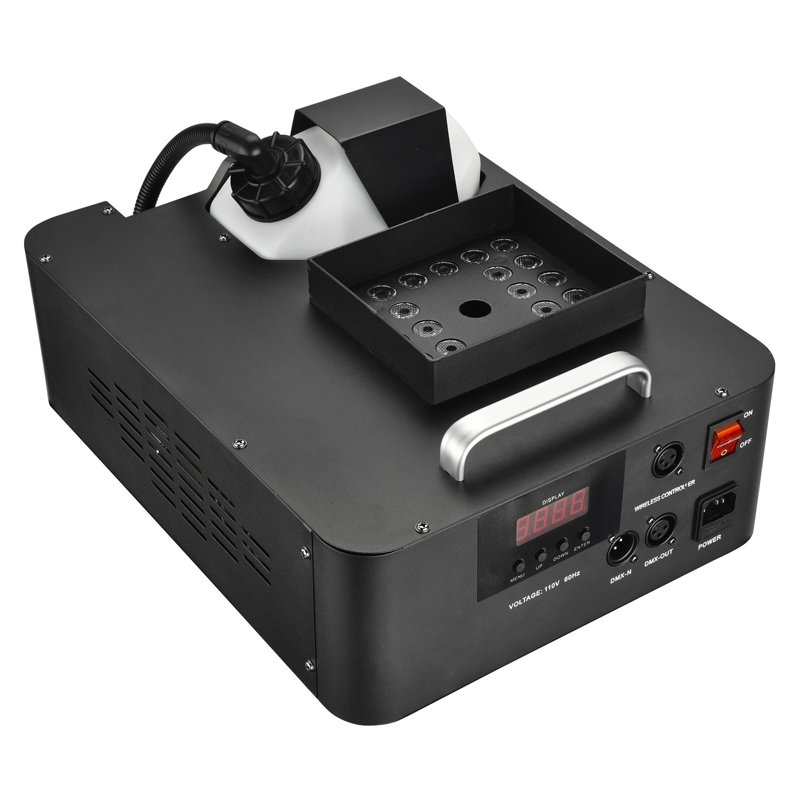 1500W Fog LED Smoke Effect Machine Stage Fogger Remote Control Halloween Party