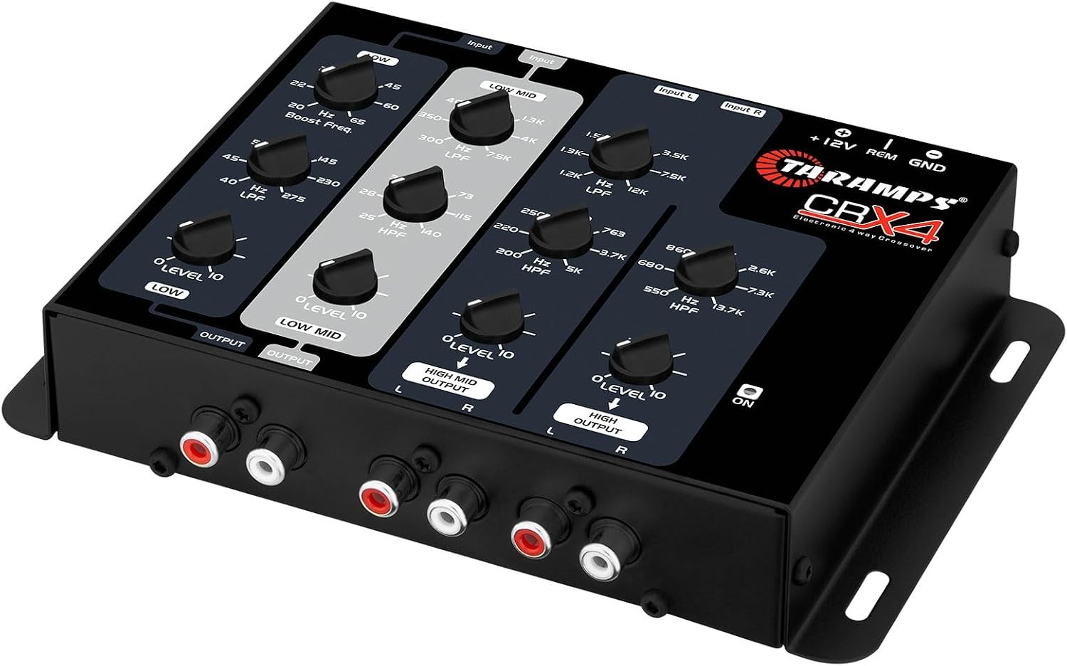 Crx4 Electronic 4 Way Crossover Rca Channels 8 Volts Rms Car Audio Processor