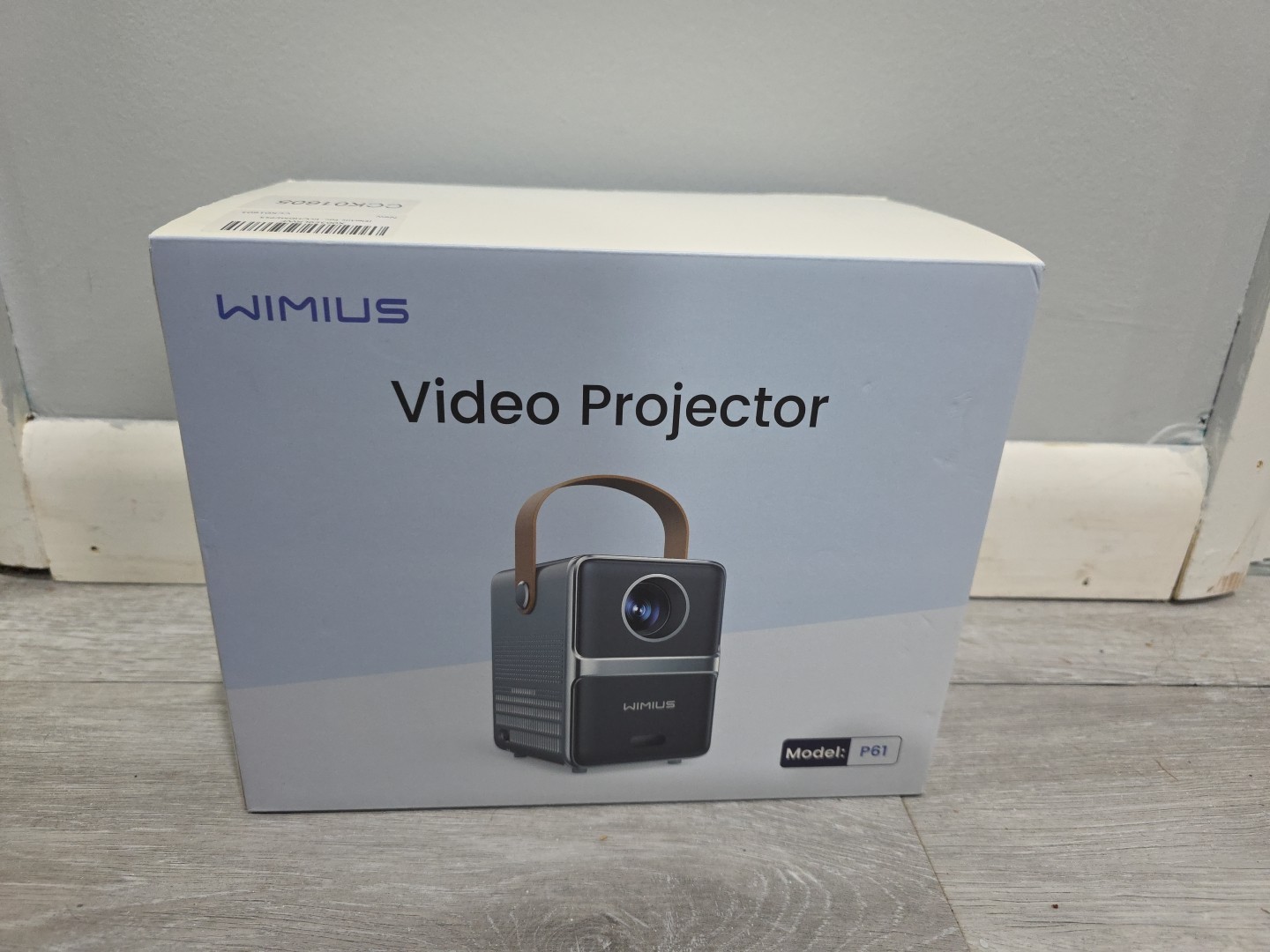 WIMIUS P61 Mini Portable Video Projector 1080P Supported 5G WiFi BT Model: P61