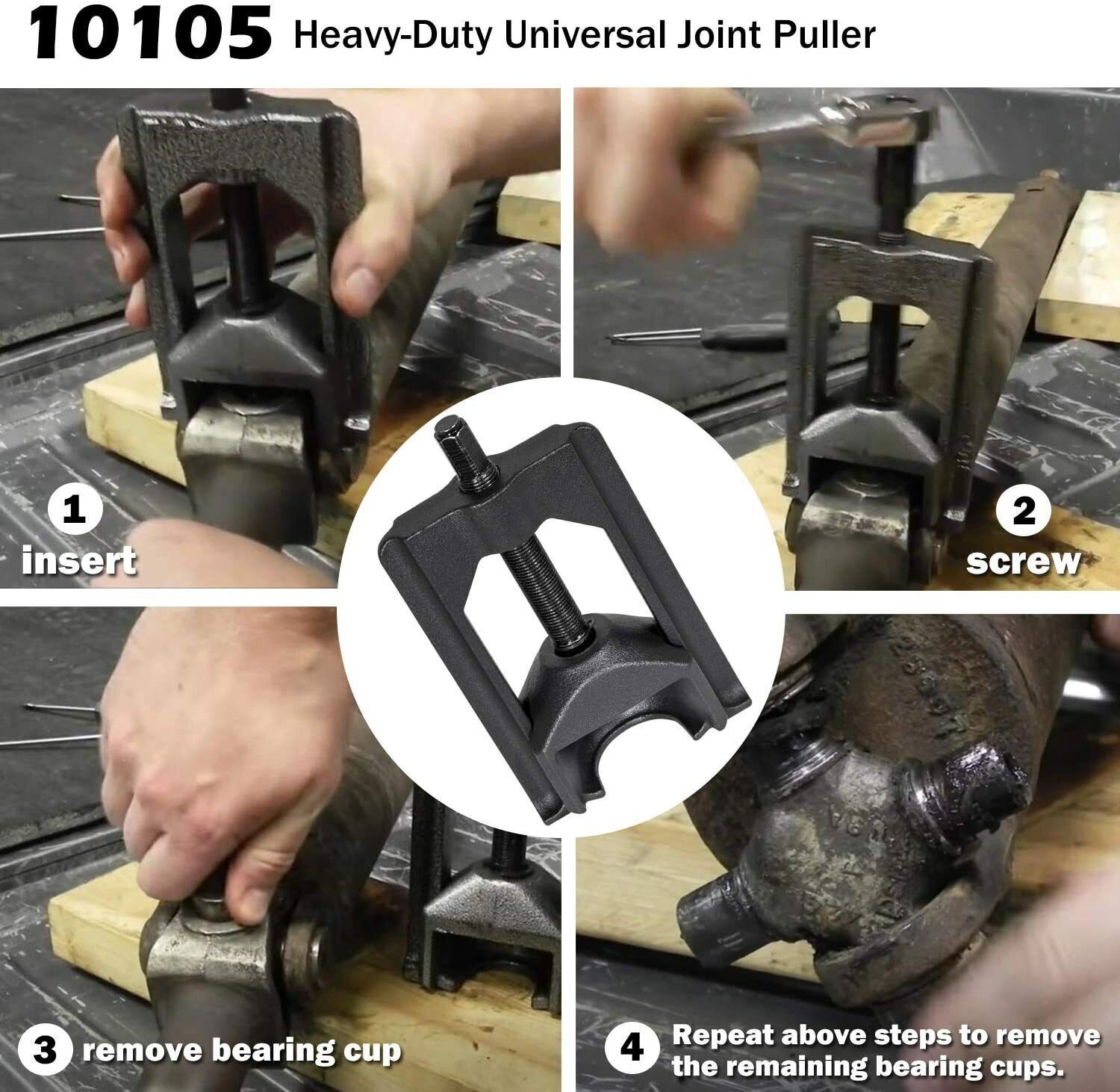 10105 Universal Heavy Duty Joint Puller Press Removal U-Joint Tool for Class 1-3