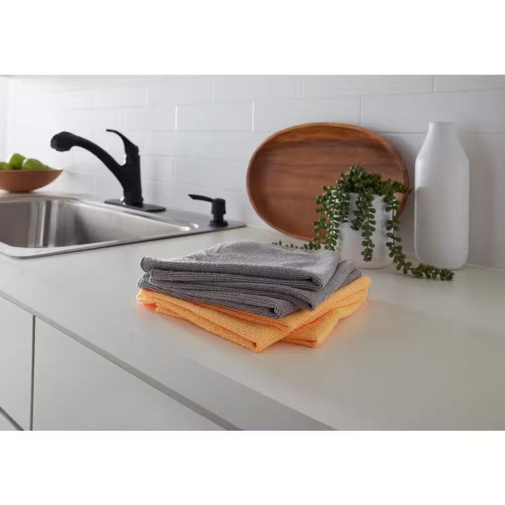 16 In. X 16 In. Multi-Purpose Microfiber Towel (48-Pack)
