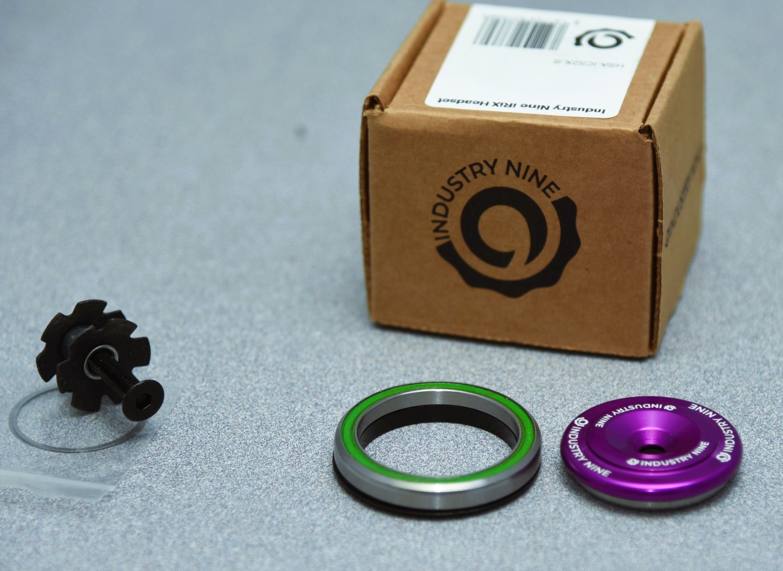 INDUSTRY NINE IRIX Headset, Tapered IS41/IS52 Integrated, Anodized Purple 3dv