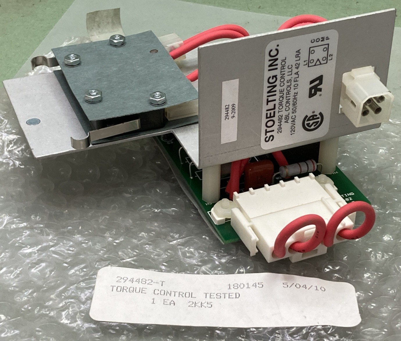 NEW GENUINE STOELTING 294482-T ELECTRONIC TORQUE CONTROL