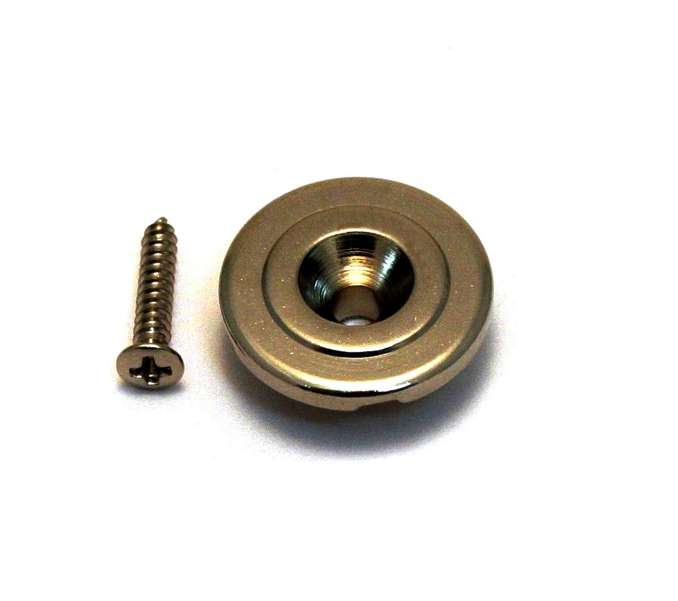 (1) Black Nickel Tall Style Round String Guide/Tree for Bass Guitar BSG-TR-BN