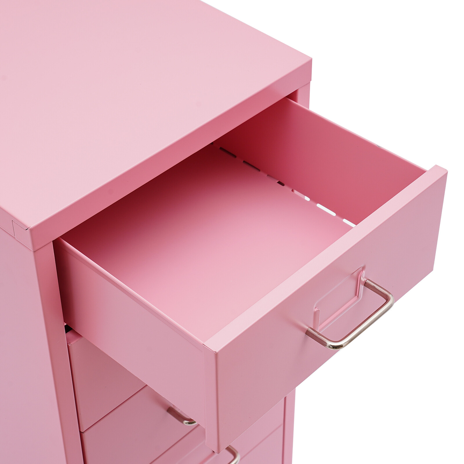 5 Drawer File Cabinet W/ Lock Under Desk Rolling Storage Cabinet Storage File US