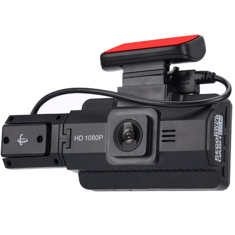 3in Dash Cam Car DVR Video Recorder G-Sensor Front Inside Camera Loop Recording