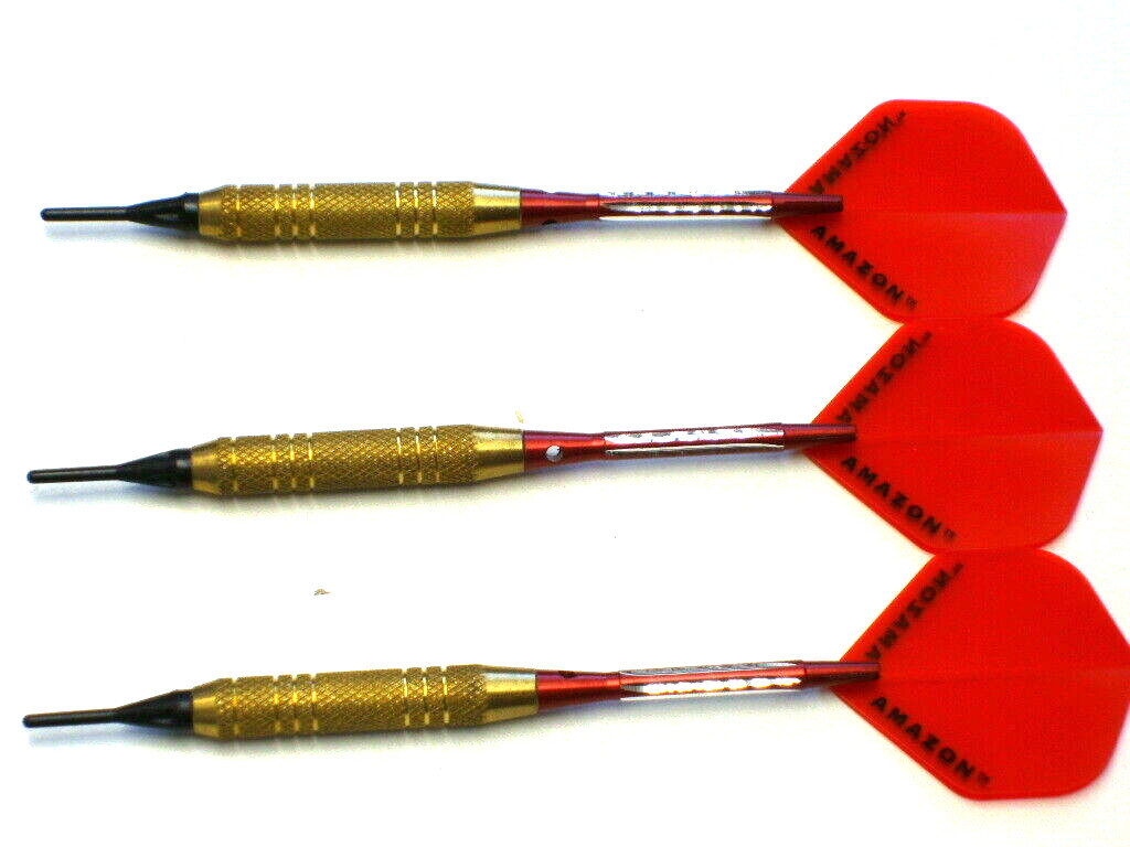 Soft Tip Darts, New 18 Gram Brass with Aluminum Shafts, #3094