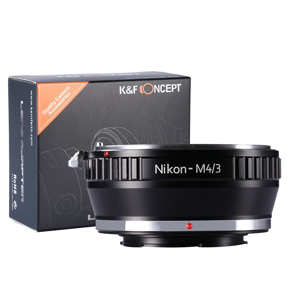 K&F CONCEPT Adapter for Nikon AI F Lens Mount to Micro4/3 M43 E-M5 PM2 E-PL5 GX1