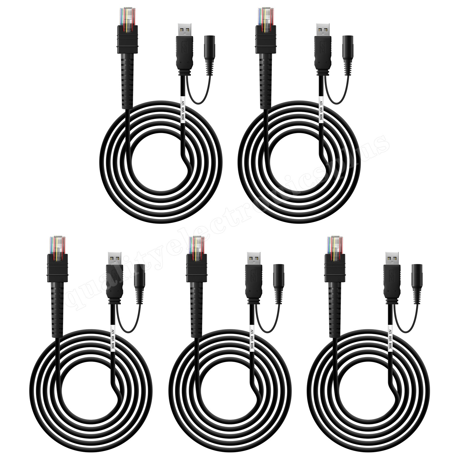 5/10PCS CBA-U42-S07PAR 3M USB Cable For Zebra DS3678 SR DP LI3608 LI3678 Scanner