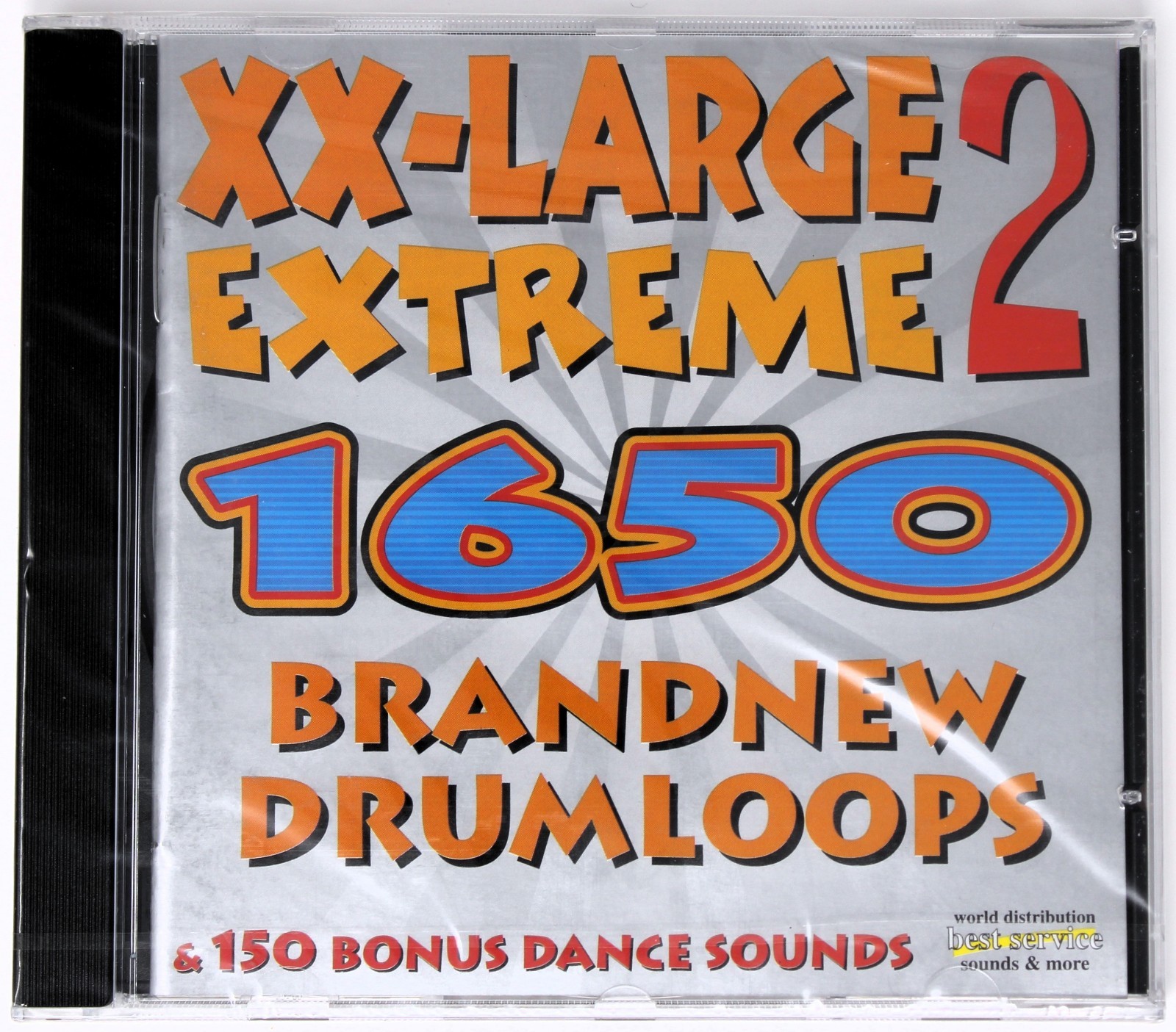 Best Service XX-Large Extreme 2 1650 Drum Loops Sample/Sound Library/Sampling CD