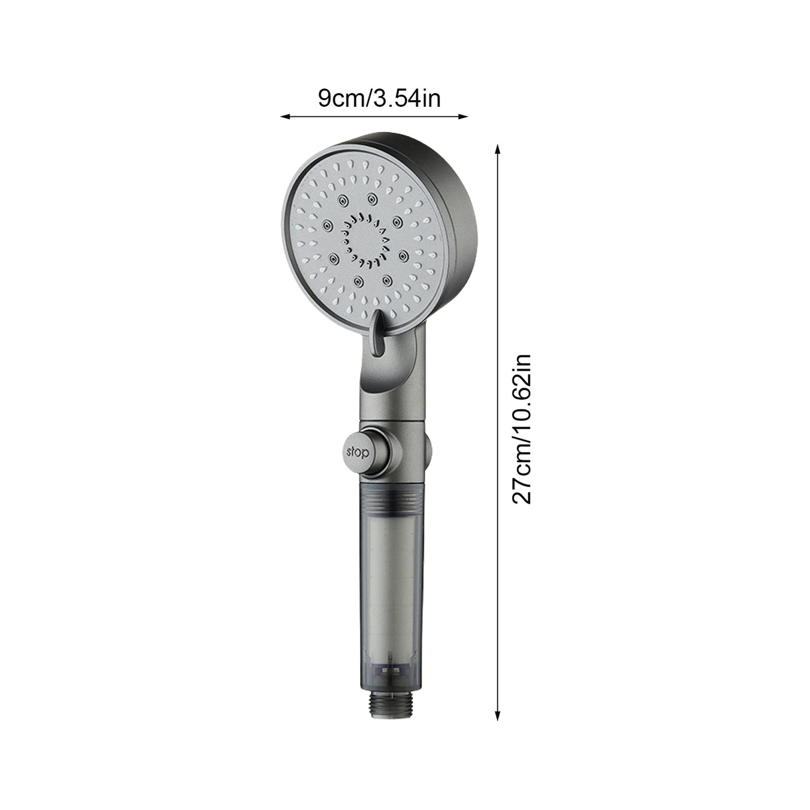 HydroBoost High Pressure 5-Mode Filtered Shower Head, HydroBoost Shower Head