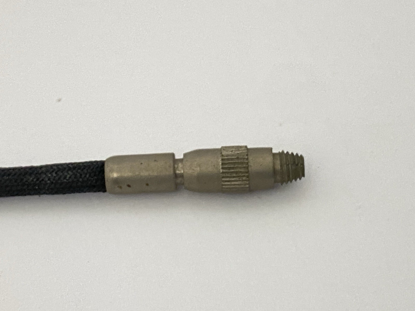 VINTAGE PRONTOR 40" SCREW LOCKING CLOTH CLAD SHUTTER RELEASE CABLE *WORKING*