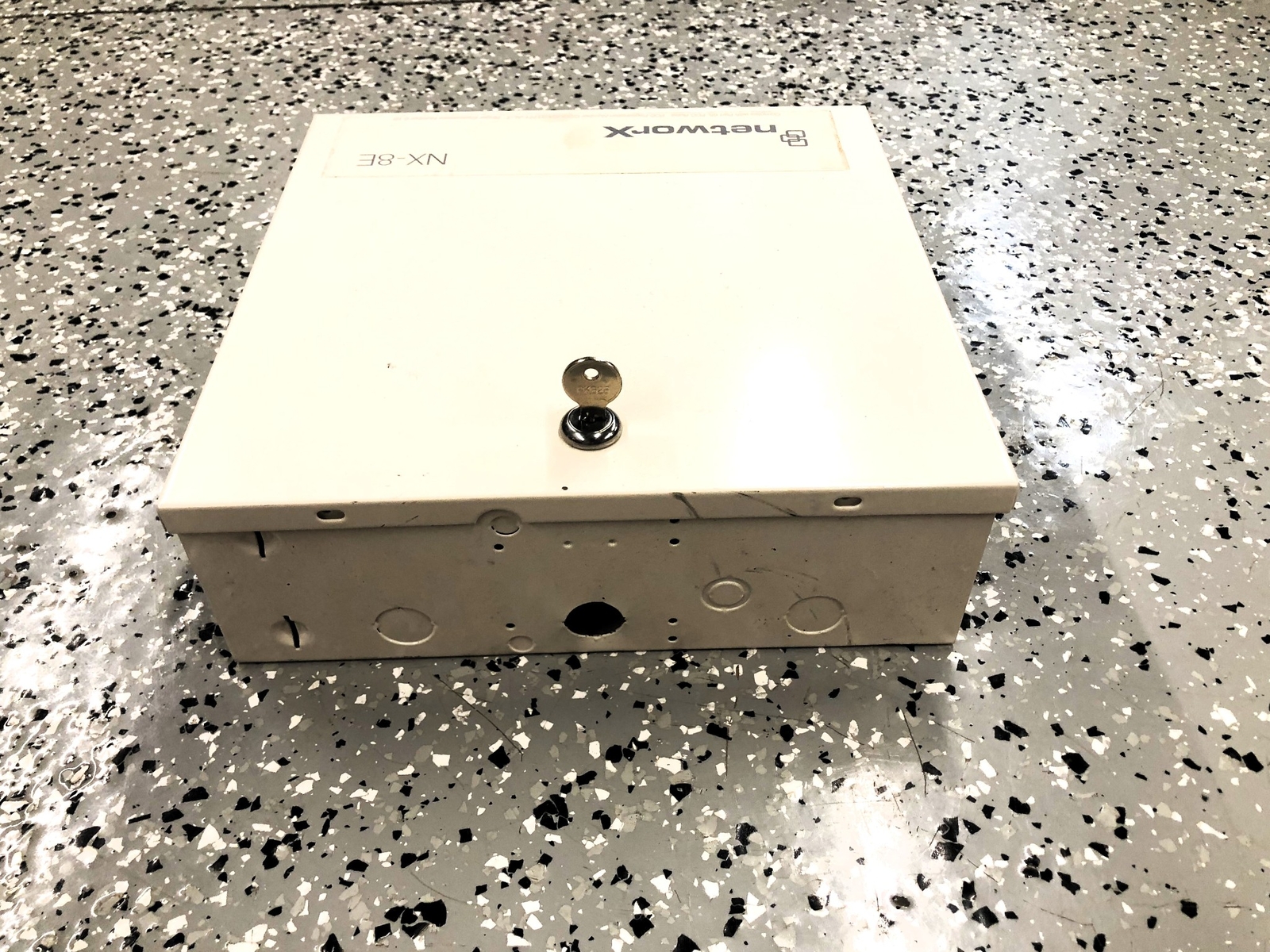 networX Security Alarm Cabinet ONLY NX-8E USED
