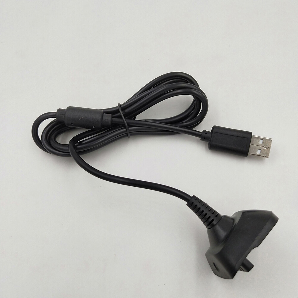 Xbox 360 Black Wireless Controller USB Charging Cable Replacement 2-4 Pcs