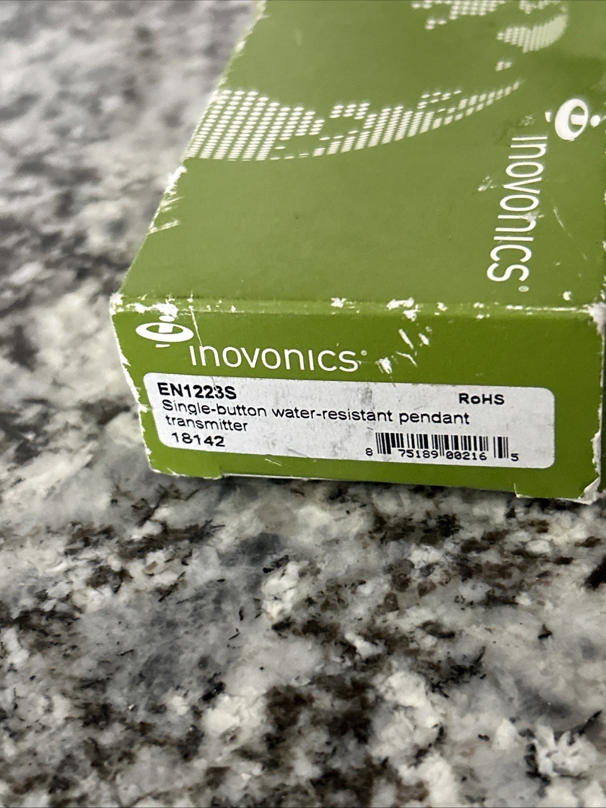 Inovonics EN1223S Single-Button Water-Resistant Pendant Transmitter /OPEN BOX