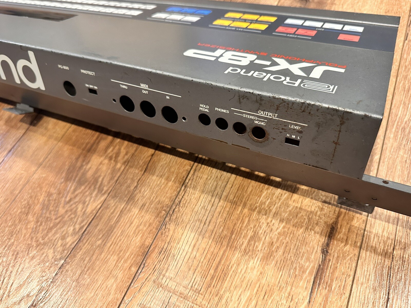 Roland JX-8P Synthesizer Top Metal Case Assembly