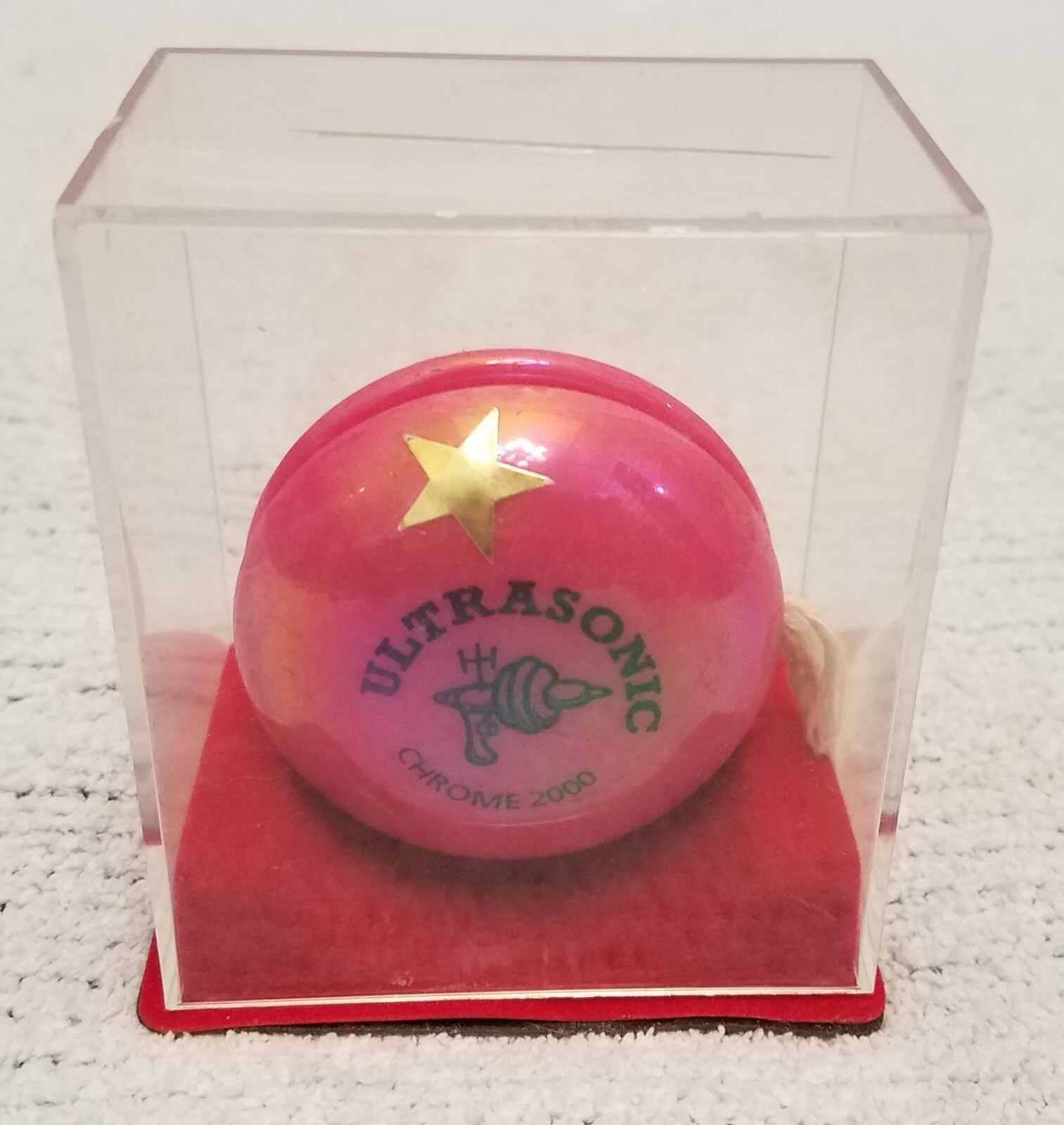 Ultrasonic Chrome 2000 Pink Yo-Yo with Case Moose Enterprise