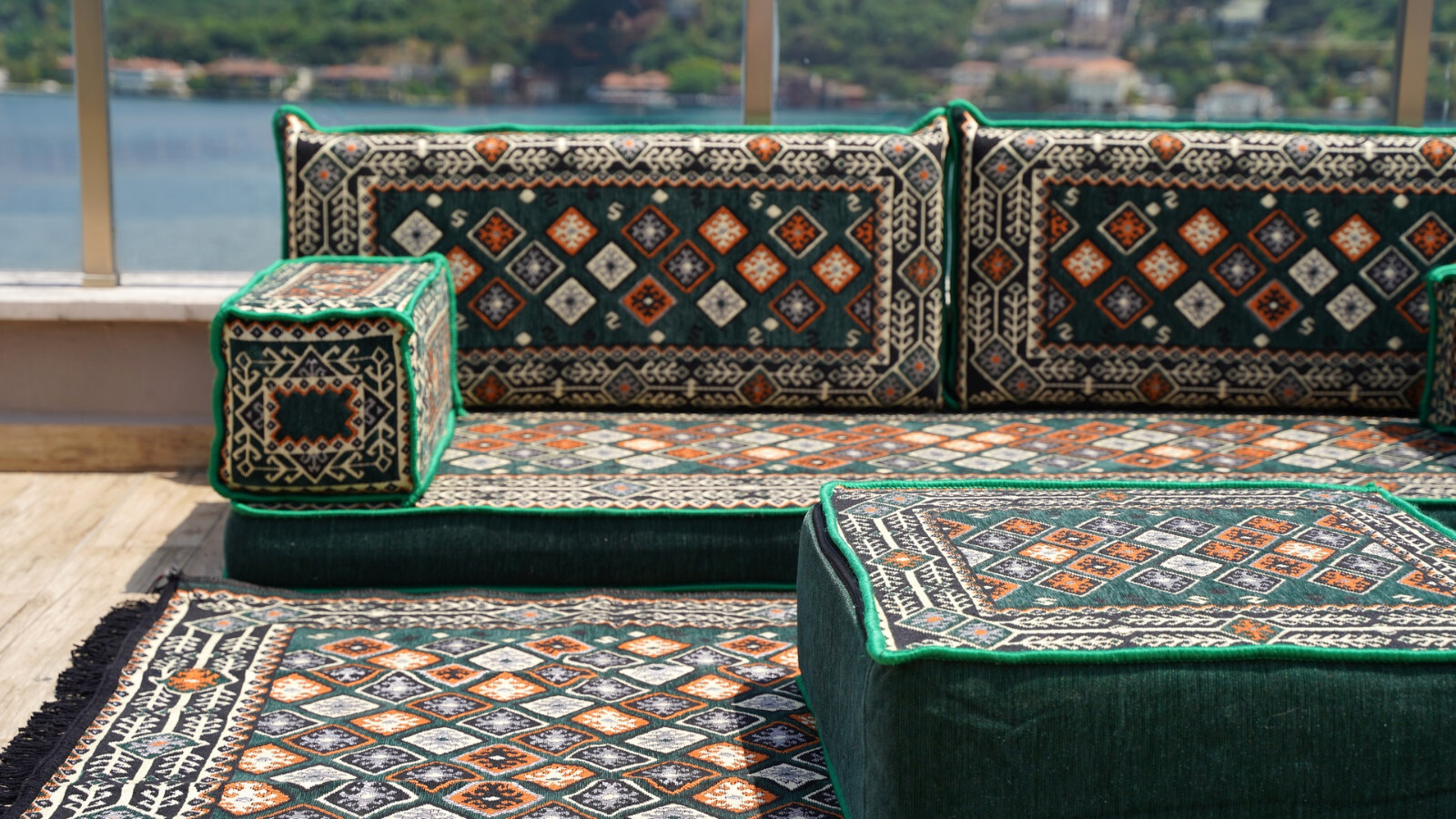 Single Floor Sofa, Arabic Majlis Set, Floor Sofa Set, Ethnic Sofa, Arabic Jalsa