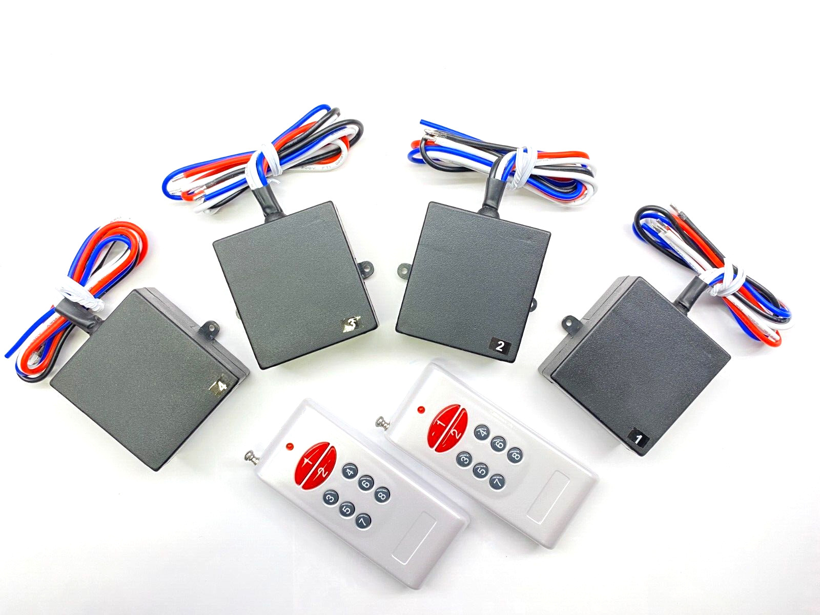 12v 15A 315mhz 4ch MOMENTARY relay switch 2 long range remote control RM400b2